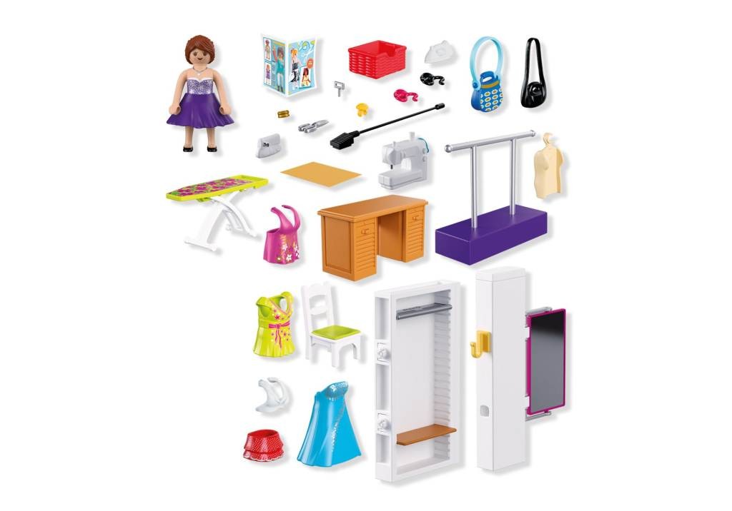 Contenido real de Playmobil® 72082 Diseñadora de Moda