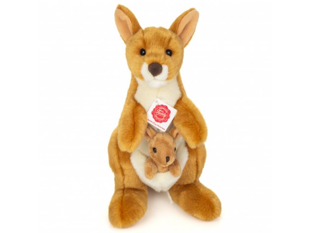Contenido de Hermann Teddy Canguro con Cría 30 Cm.