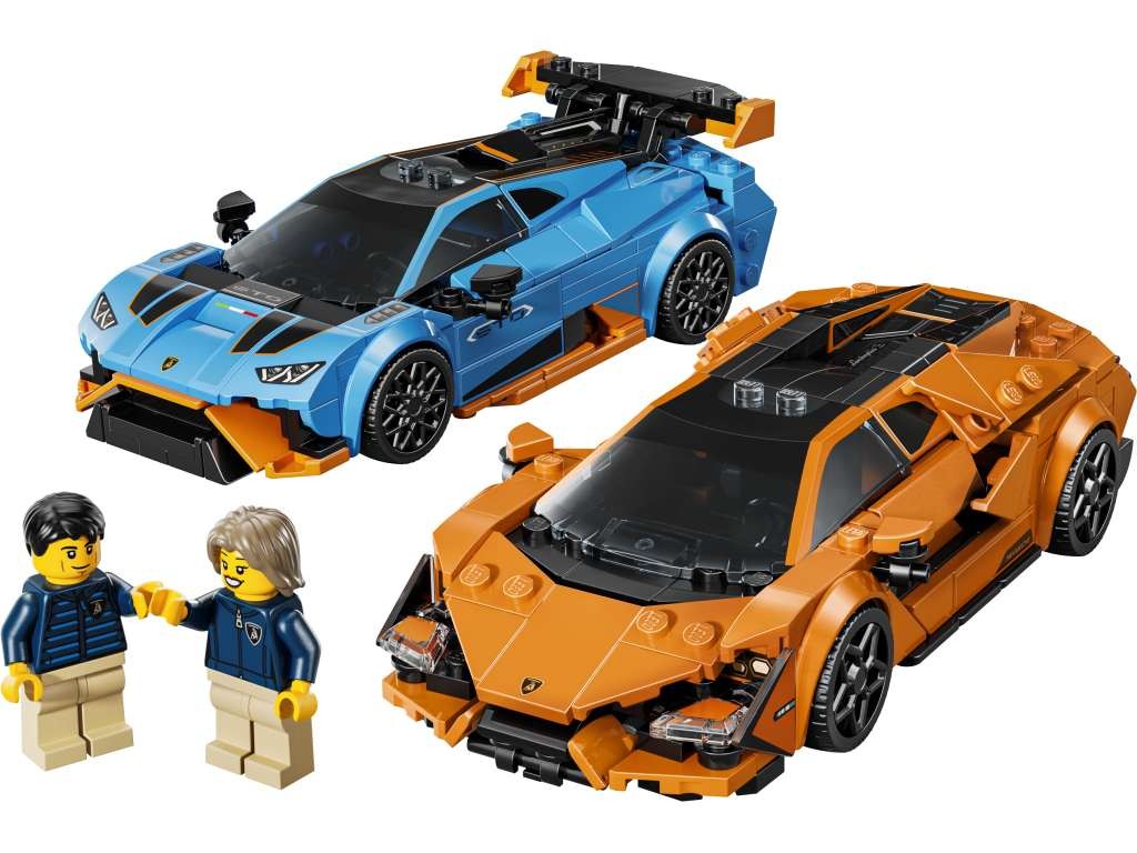 Contenido de LEGO® 77238 Lamborghini Revuelto y Huracán STO
