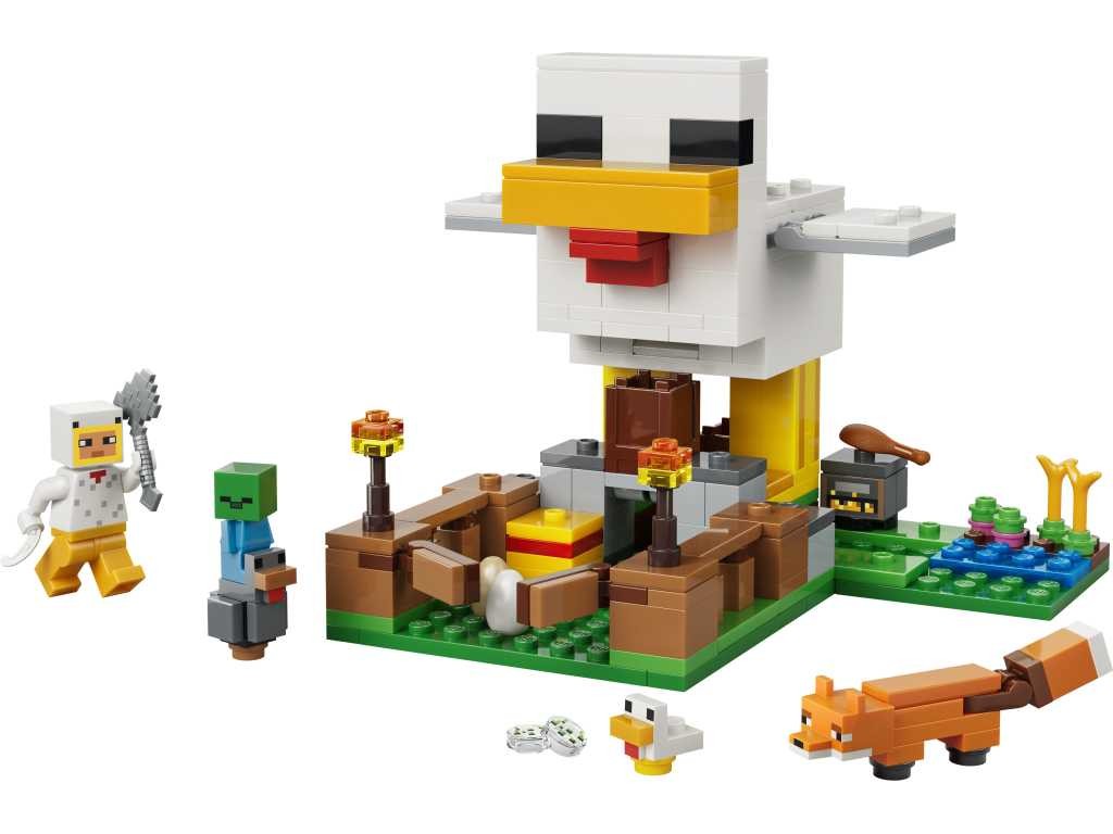 Contenido de LEGO® 21585 La Granja de Gallinas
