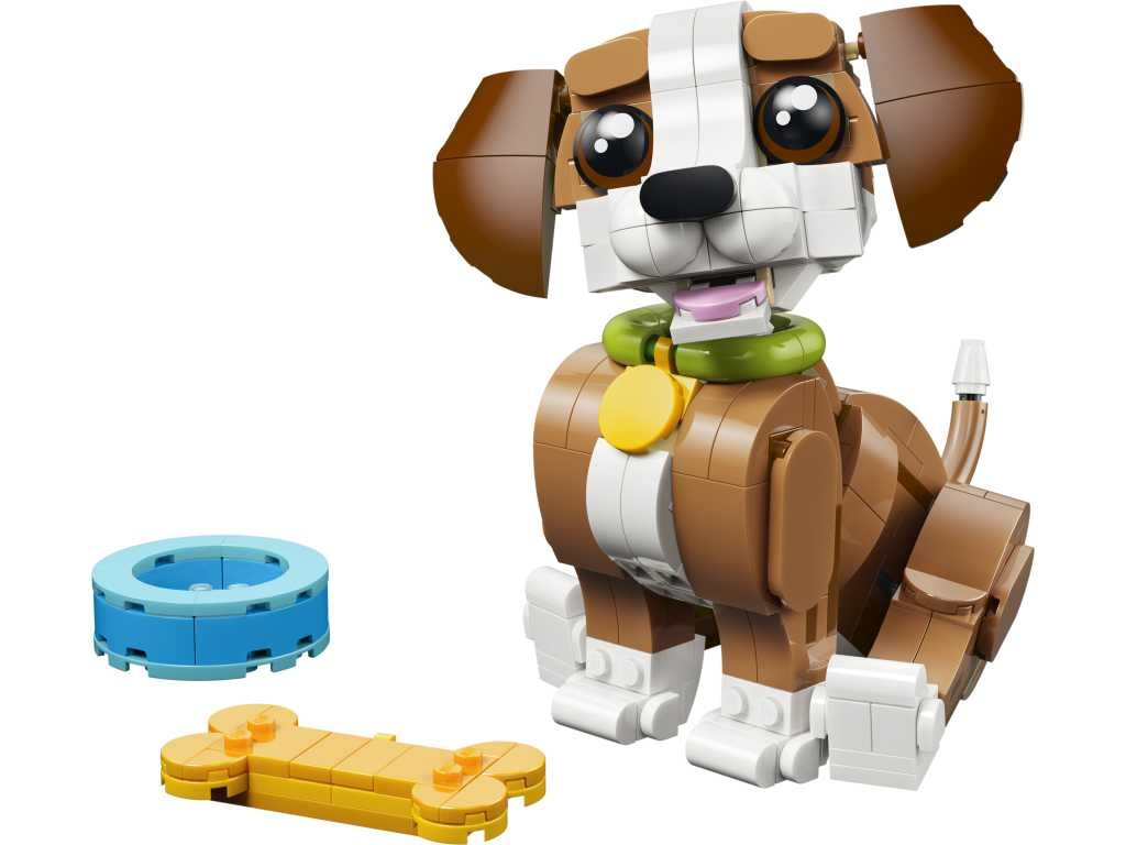 Contenido de LEGO® 31382 Simpáticos Animales: Cachorro Juguetón