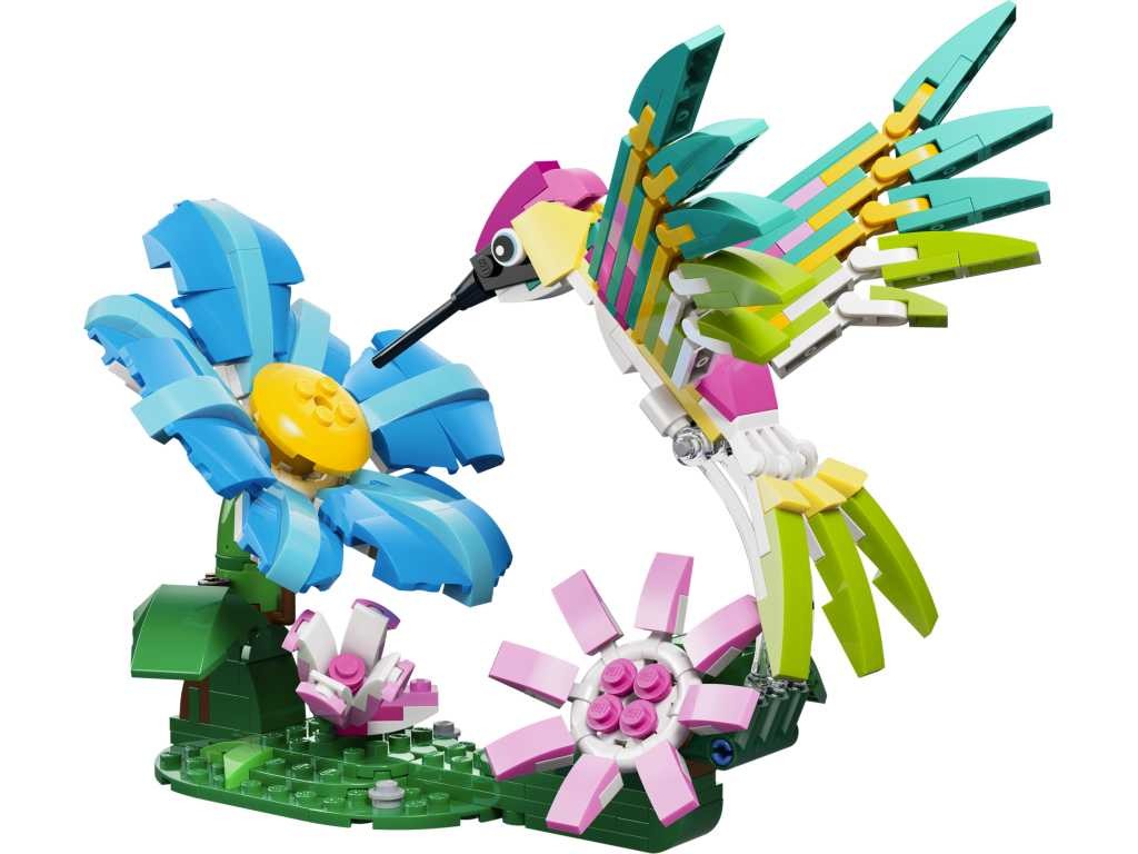 Contenido de LEGO® 31384 Fauna Salvaje: Colibrí de Colores