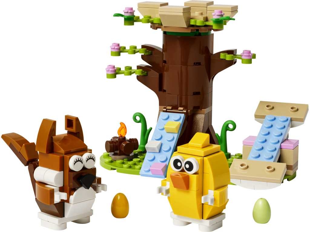 Contenido de LEGO® 40709 Parque Primaveral de Animales