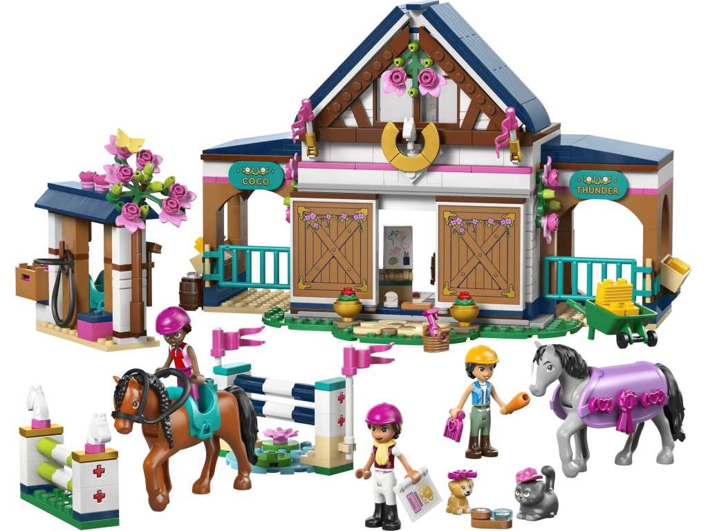 Contenido de LEGO® 42688 Establo y Academia de Equitación