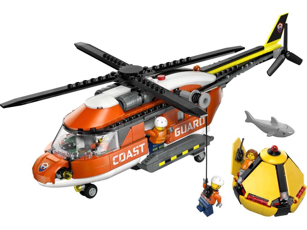 Contenido de LEGO® 60503 Helicóptero de Guardacostas