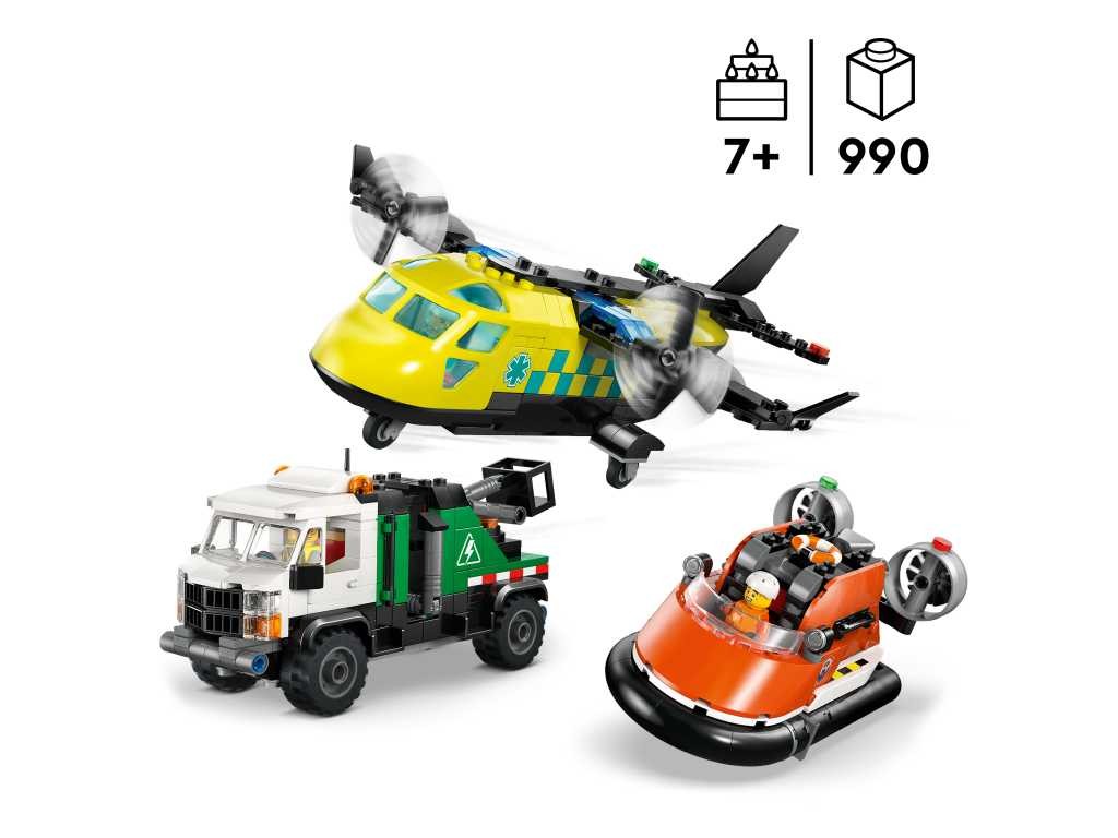 Contenido de LEGO® 60505 Remix: Avión, Camión Técnico y Aerodeslizador