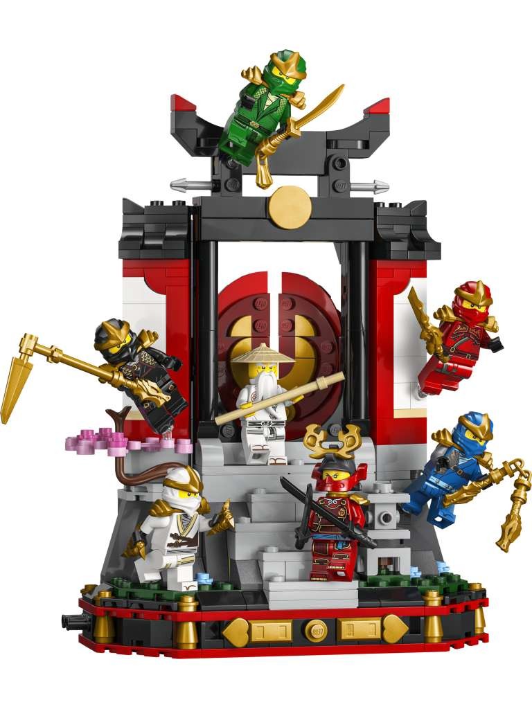 Contenido de LEGO® 71866 Exposición de Personajes Ninja: 15 Aniversario