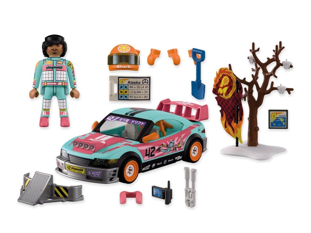 Contenido real de Playmobil® 72062 Coche Tunning Todoterreno