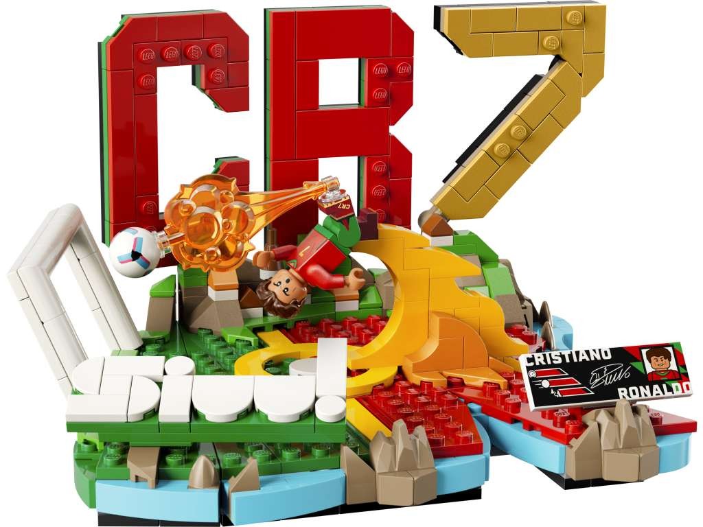 Contenido de LEGO® 43012 Cristiano Ronaldo: Fenómenos del Fútbol