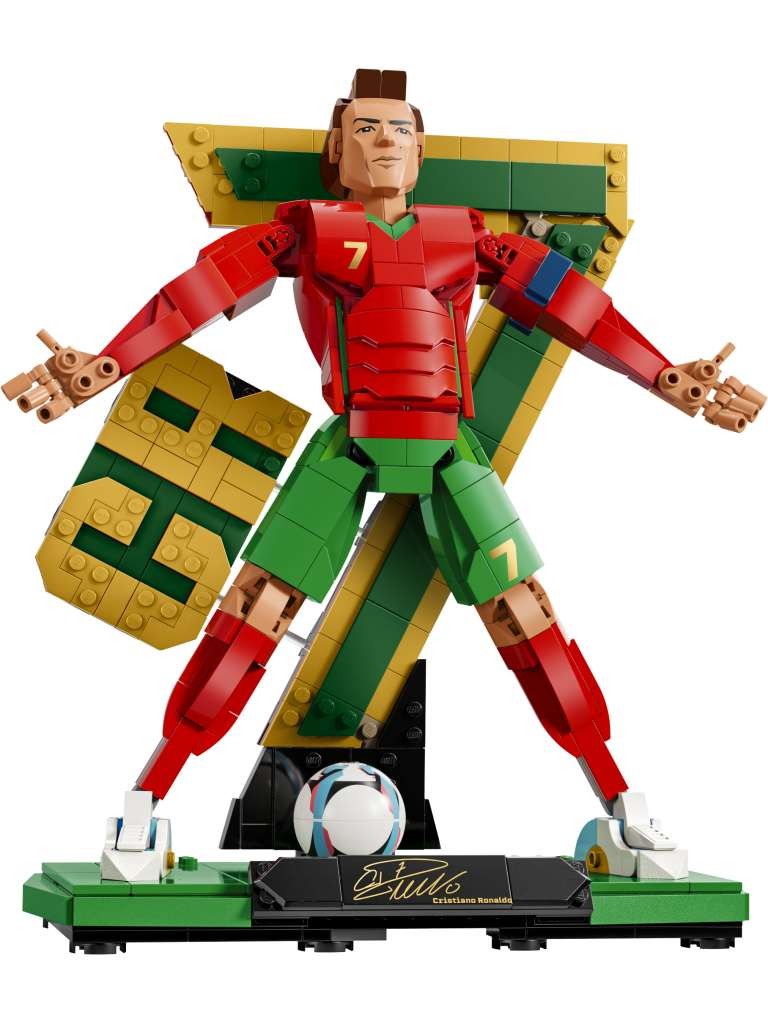 Contenido de LEGO® 43016 Cristiano Ronaldo: Leyenda del Fútbol