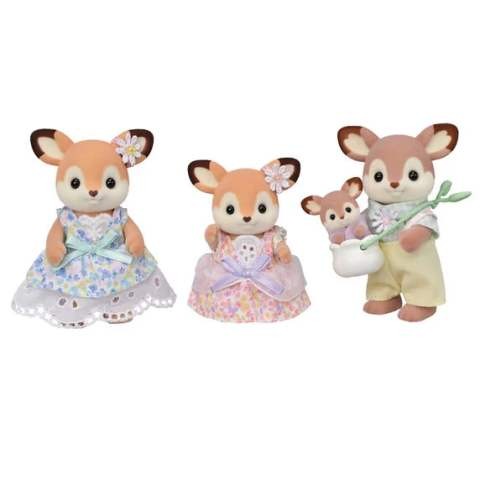 Contenido real de Sylvanian Families 5899 Familia Ciervo