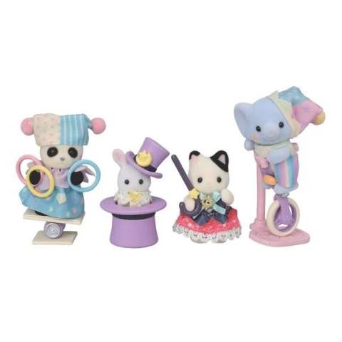 Contenido real de Sylvanian Families 5844 Set Espectáculo de los sueños