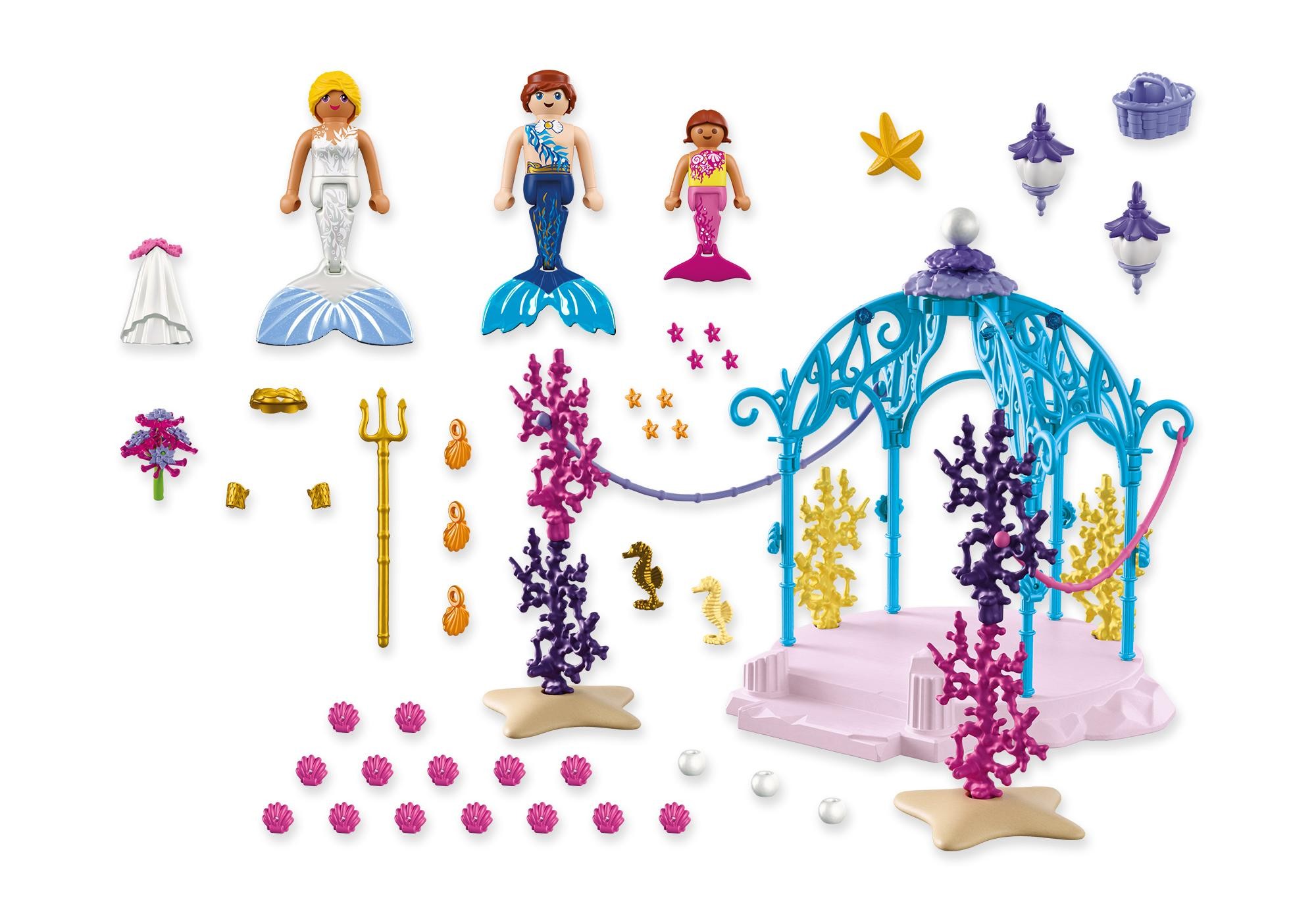 Contenido real de Playmobil® 72104 Boda Bajo el Mar