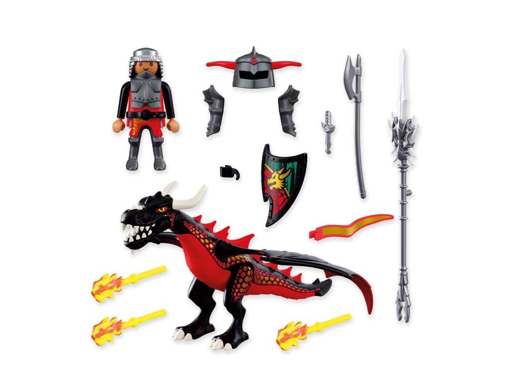 Contenido real de Playmobil® 72114 Dragón Negro