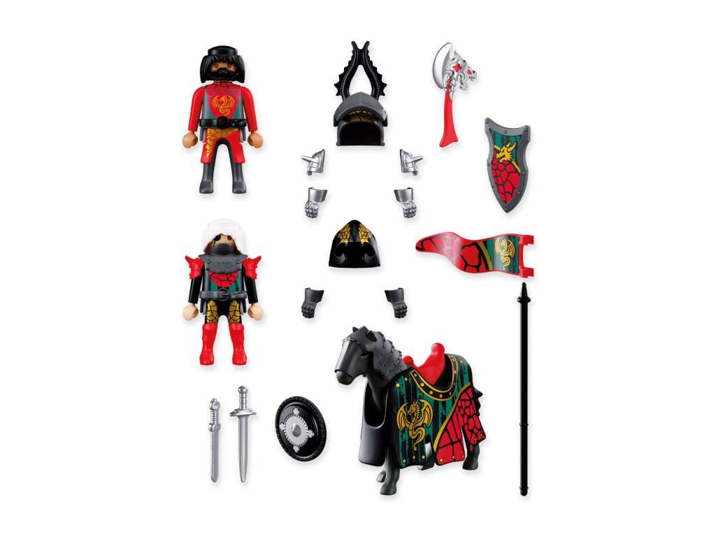 Contenido real de Playmobil® 72118 Caballero del Dragón