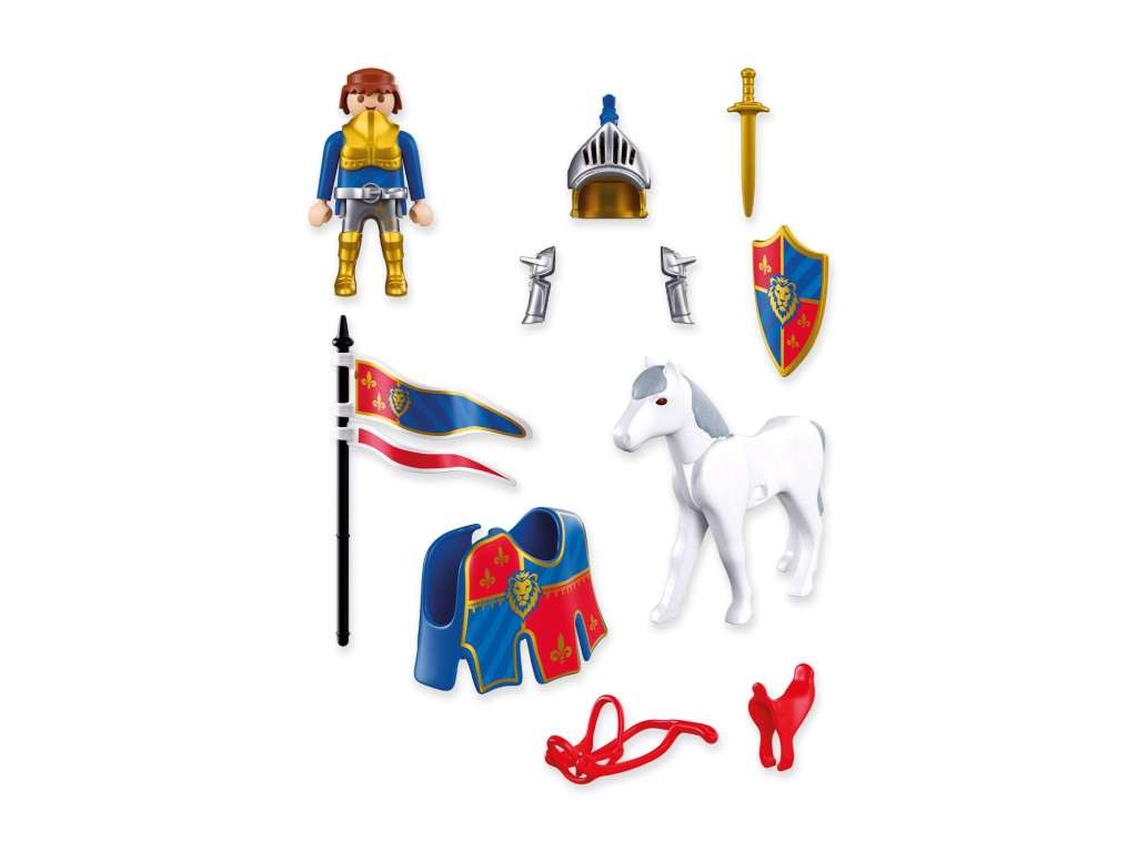 Contenido real de Playmobil® 72119 Caballero del León