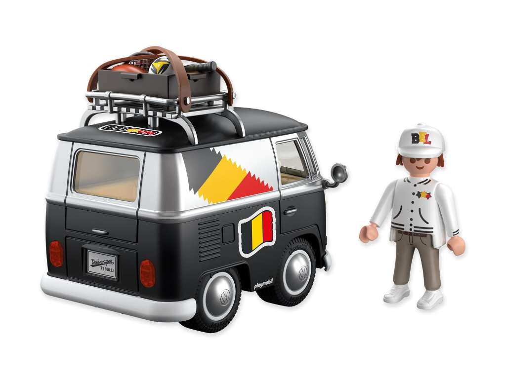 Contenido real de Playmobil® 72341 Volkswagen T1 Edición Bélgica