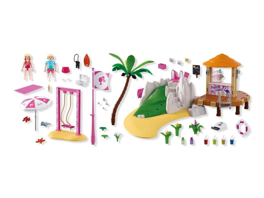 Contenido real de Playmobil® 72121 PLAYMOBIL x Barbie™ Café de Playa