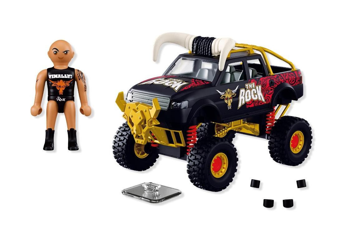 Contenido de Playmobil® 71955 WWE® The Rock Monster Truck