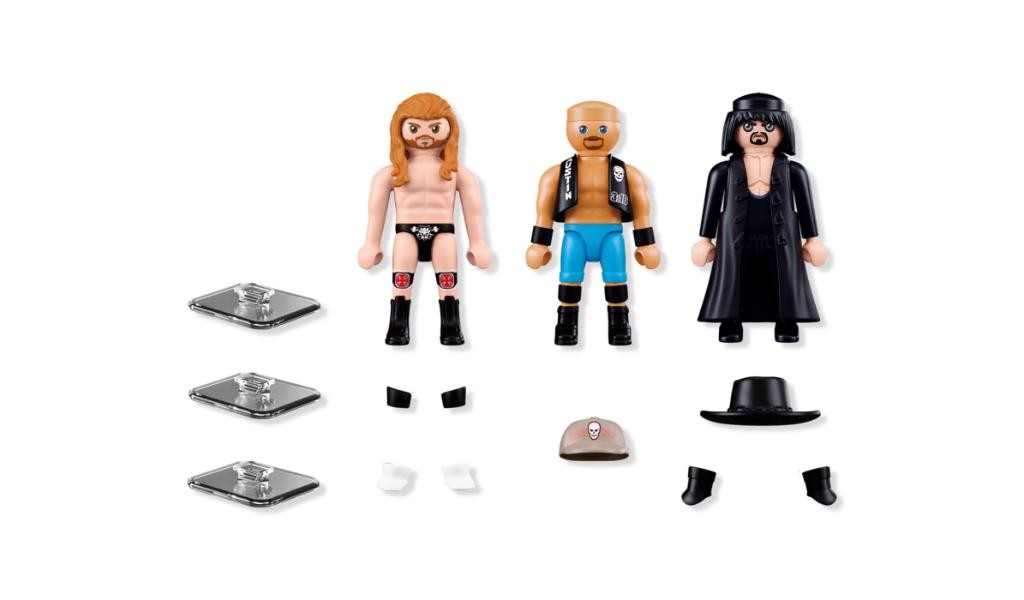 Contenido de Playmobil® 71957 WWE® Attitude Era Multipack