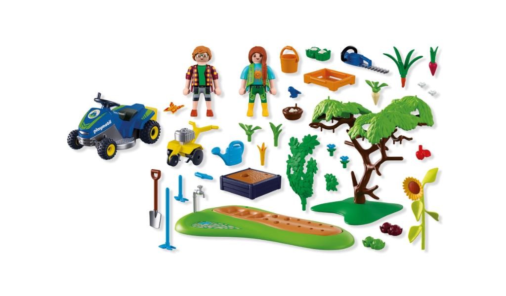 Contenido real de Playmobil® 72165 Huerto Idílico