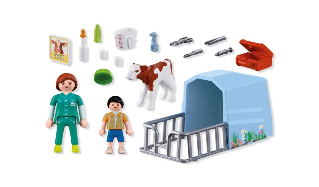 Contenido real de Playmobil® 72167 Veterinaria Rural