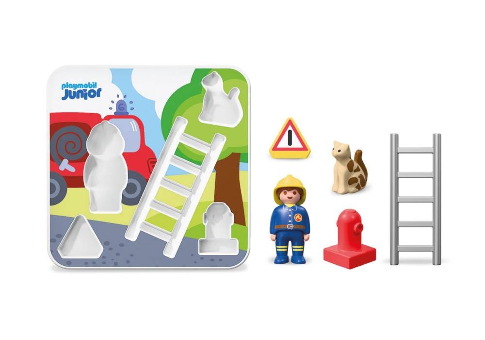Contenido de Playmobil® 72088 Junior: Puzzle de Bomberos
