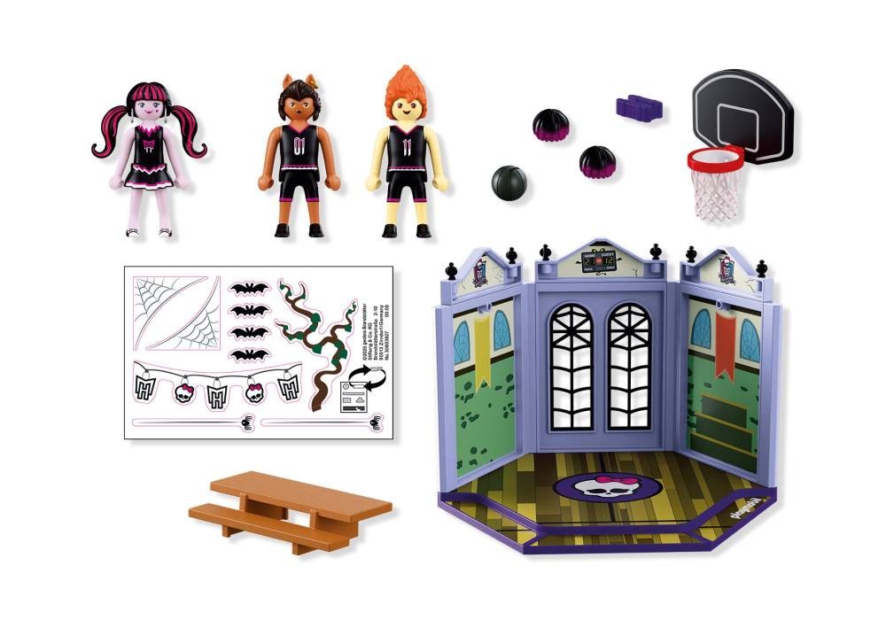 Contenido real de Playmobil® 72144 Monster High: Casketball