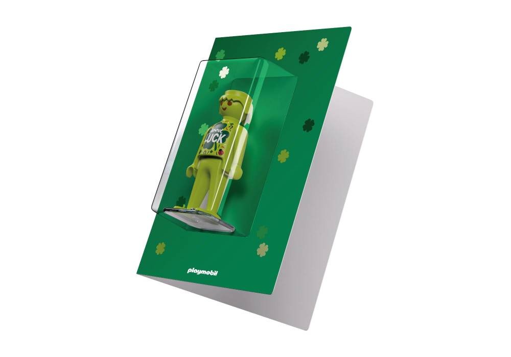 Contenido real de Playmobil® 72188 Tarjeta de Felicitación: Mucha Suerte