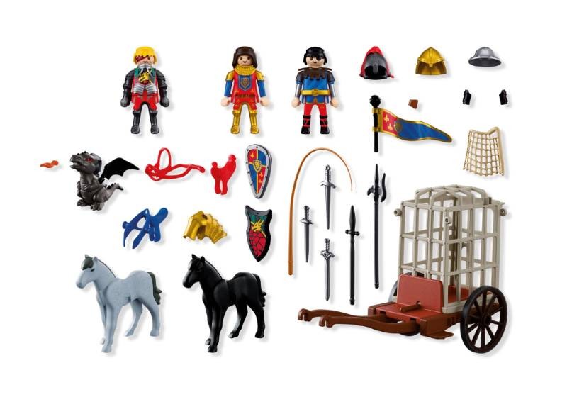 Contenido real de Playmobil® 72211 Rapto de Dragón