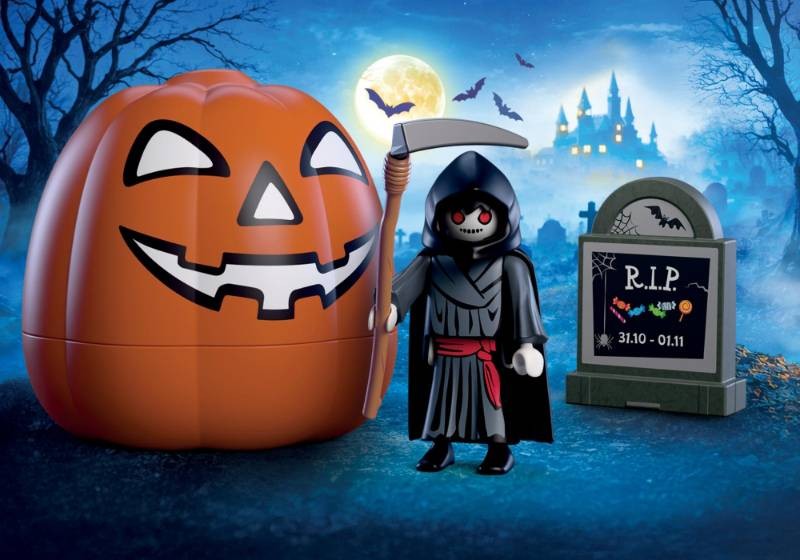 Contenido real de Playmobil® 72357 Calabaza: La Parca